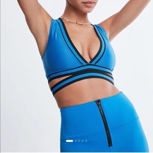 NWT Solid & Striped Sapphire Blue Workout Set
